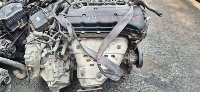 Engine + AT Mitsubishi 4B11 used in Sharjah — photo 6