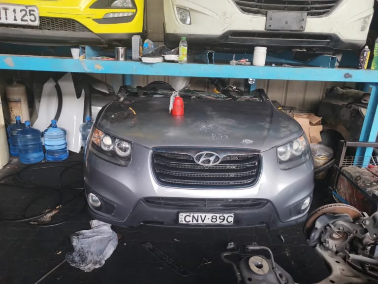 Hyundai Santa Fe Ноускат, капот, крылья 2шт 
