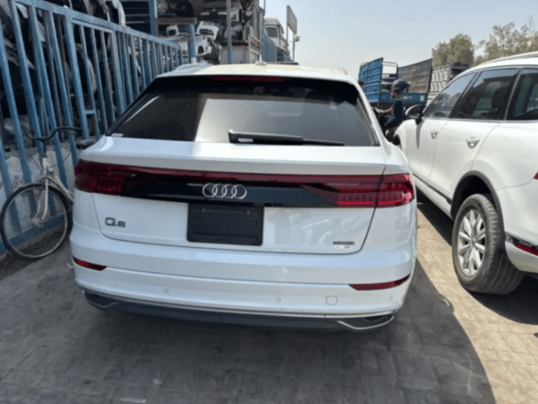 Audi Q8 Ноускат, капот, крылья, двери, багажник, бампер, стопы