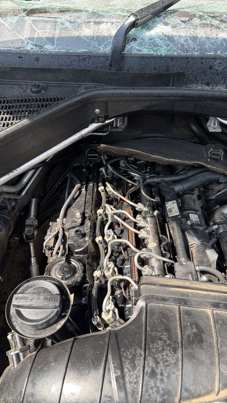 Engine + AT BMW E70 N57 used in Sharjah — photo 2