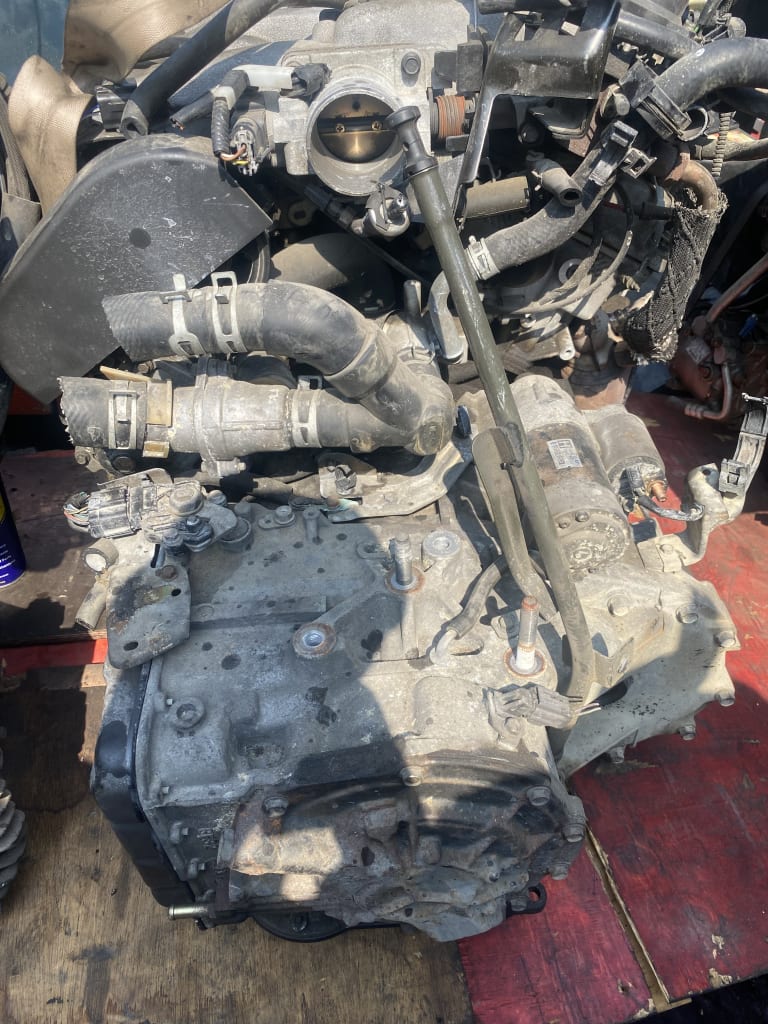 Engine + AT Mazda GY used in Sharjah — photo 3