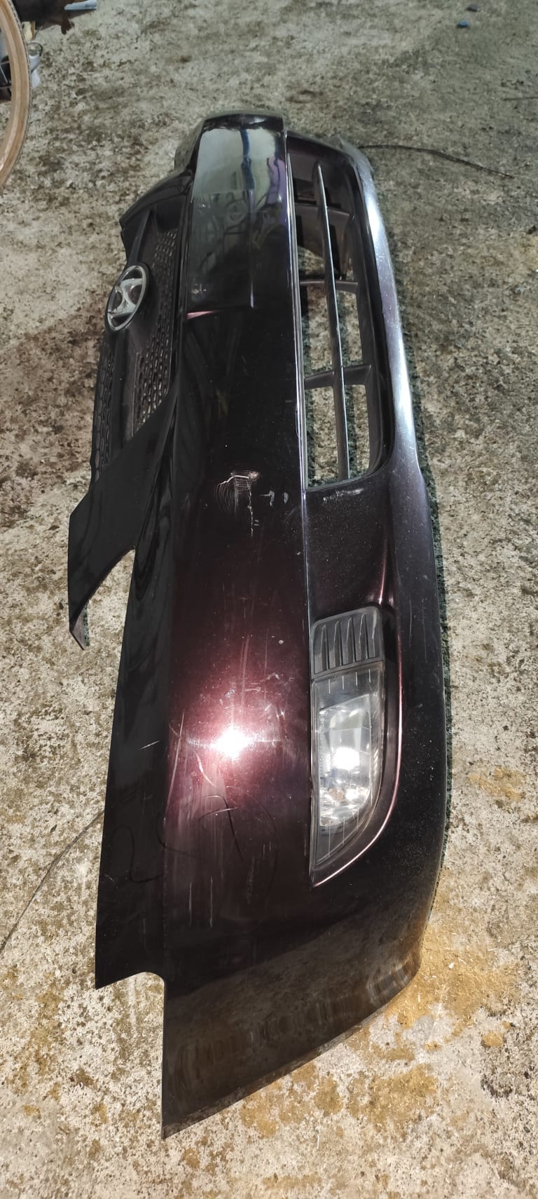 Hyundai Sonata Бампер передний, решетка 