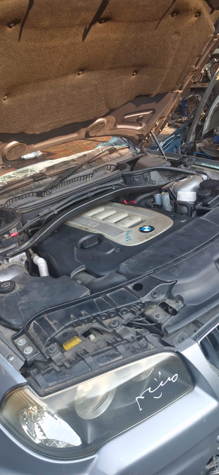 Engine + AT BMW X3 E83 306D3 used in Sharjah — photo 2
