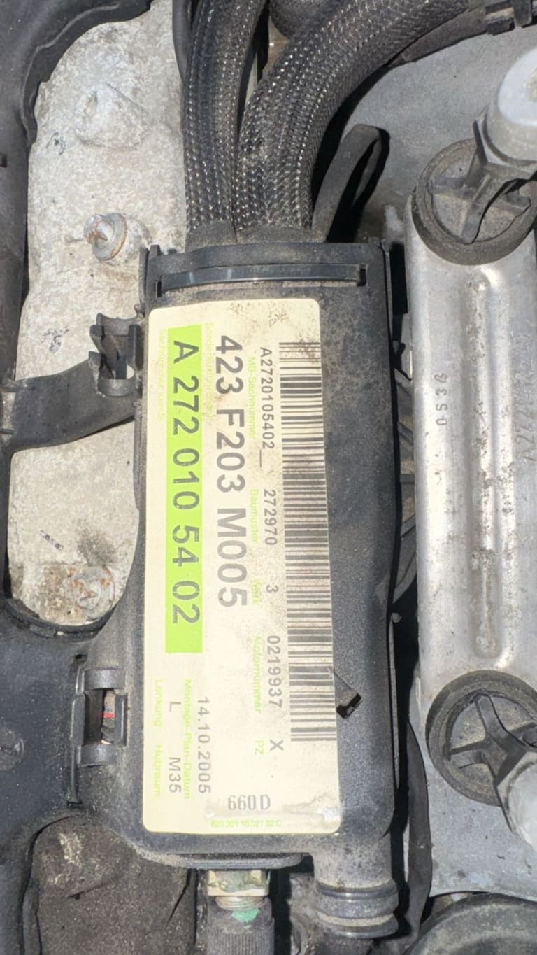 Engine + AT Mercedes-Benz C-Class 272.970 used in Sharjah — photo 2