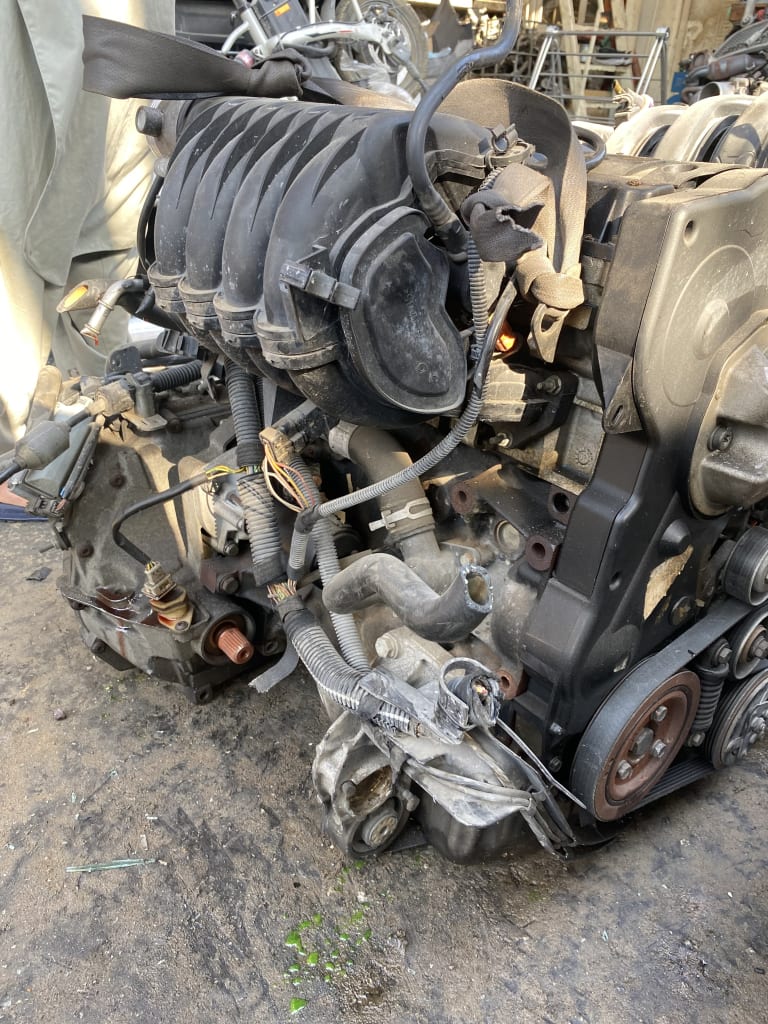 Engine + AT Peugeot NFU used in Sharjah — photo 2