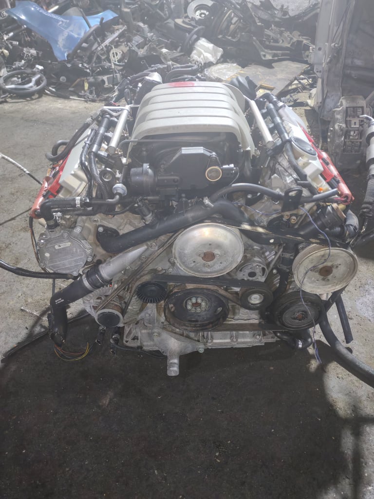 Engine + AT Audi BDW used in Sharjah — photo 2