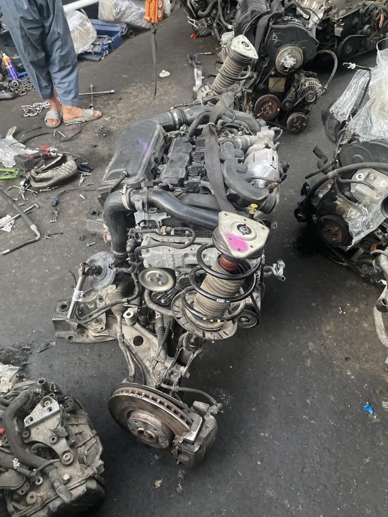 Engine + AT Peugeot 5G02 PSA used in Sharjah — photo 4