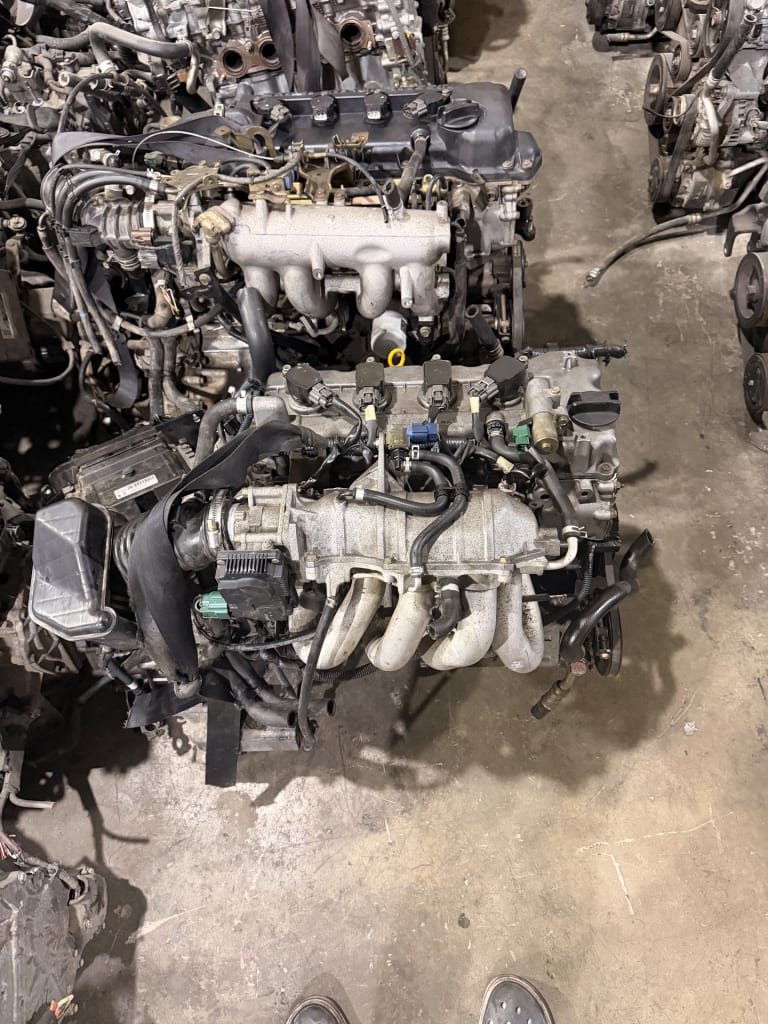 Engine + AT Nissan QG18 used in Sharjah — photo 2