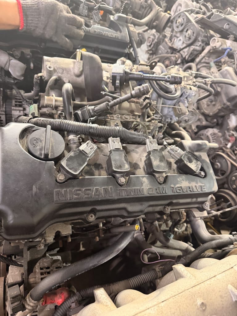 Engine + MT Nissan QG18 used in Sharjah — photo 2