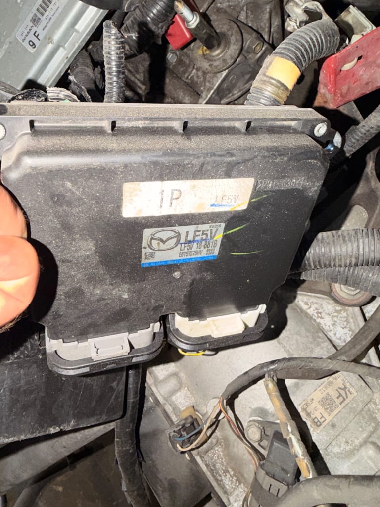 Engine + AT Mazda LF used in Sharjah — photo 5
