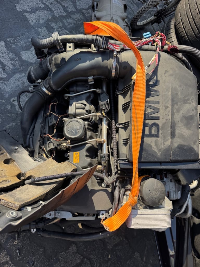 BMW ДВС N54B30A, с помпой F01