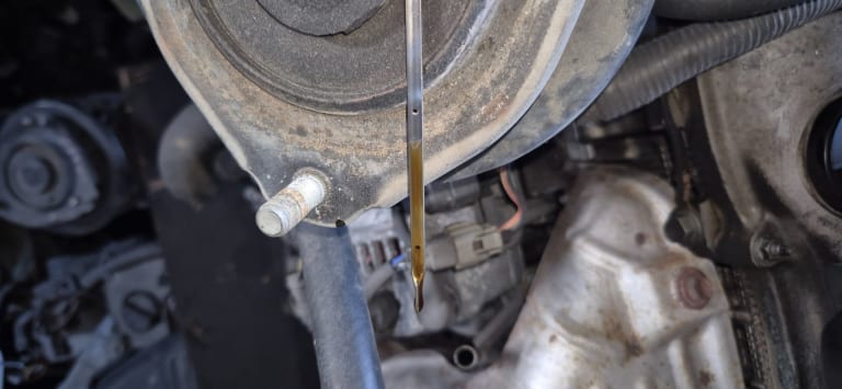 Toyota ДВС АКПП 1AZFE ACA20 4WD Эндоскоп