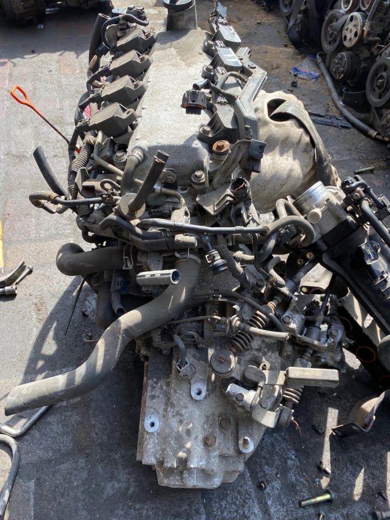 Engine + MT Honda Jazz L13A1 used in Sharjah — photo 5