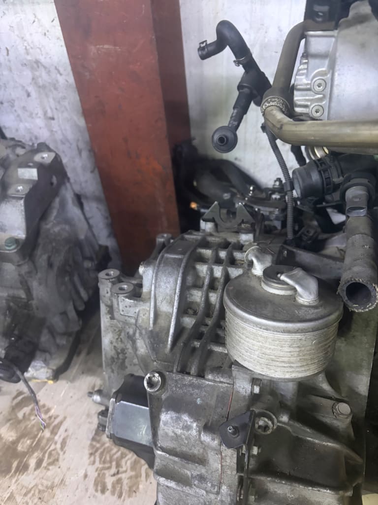 Engine + AT Volkswagen BVY used in Sharjah — photo 4