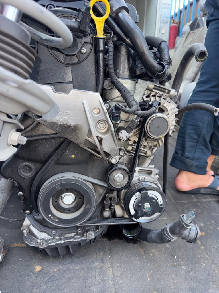 Engine + AT Volkswagen CJS used in Sharjah — photo 2