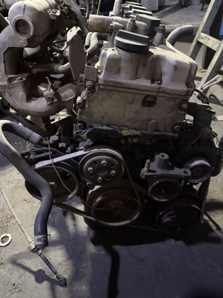 Nissan ДВС АКПП QG18 в разбор‼️