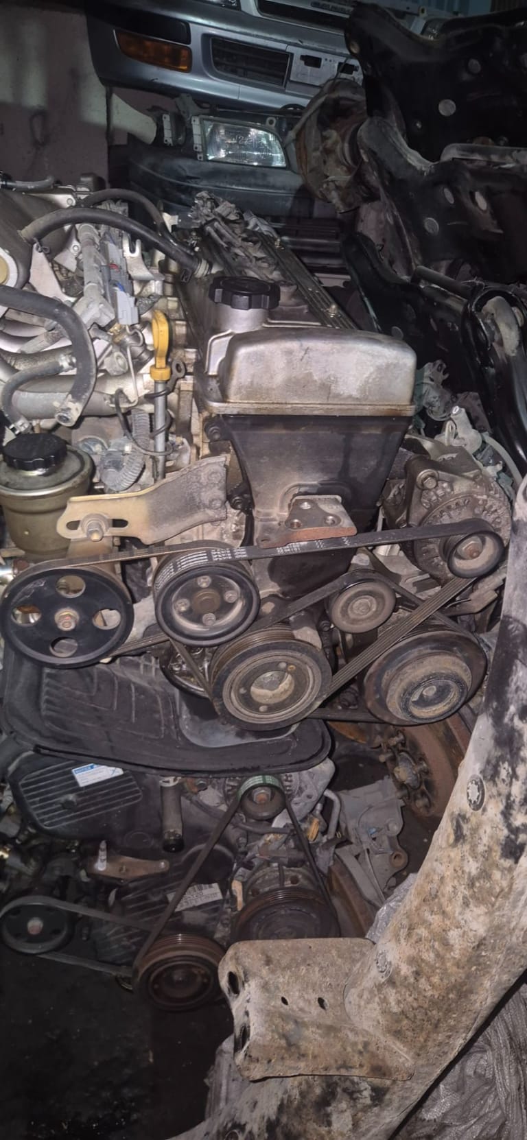 Engine + AT Toyota Carina 5A AT211 used in Sharjah — photo 7