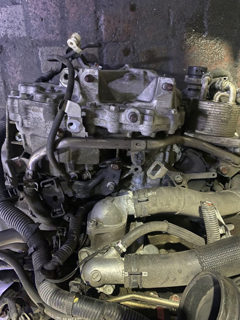 Engine + AT Mitsubishi 4B11 used in Sharjah — photo 2