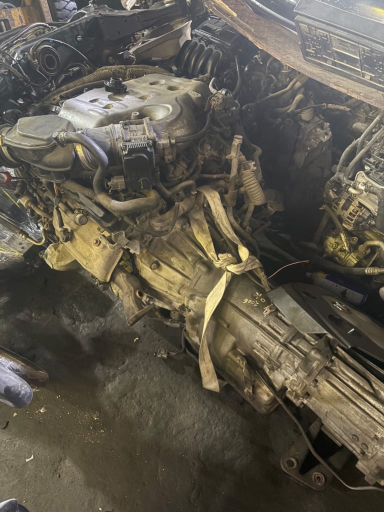 Engine + AT Infiniti FX35 VQ35 used in Sharjah — photo 2