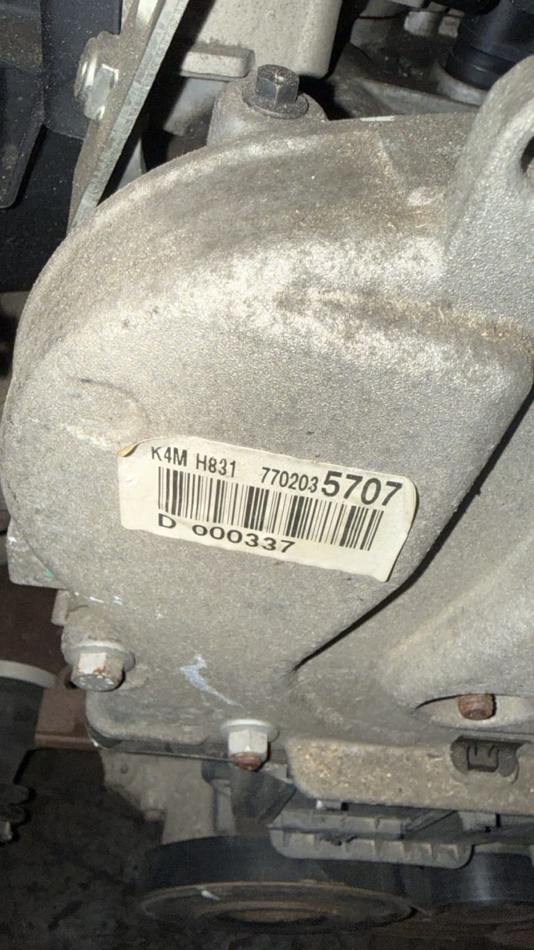 Engine + AT Renault K4M H831 used in Sharjah — photo 2