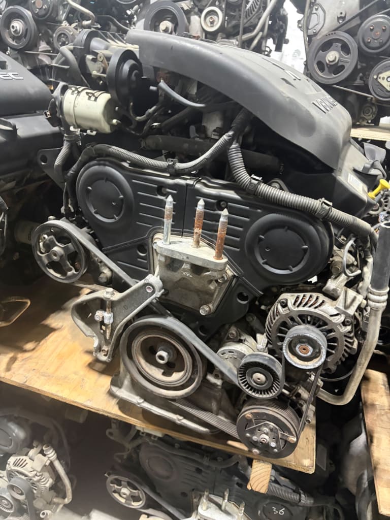 Engine + AT Mitsubishi 6B31 used in Sharjah — photo 2