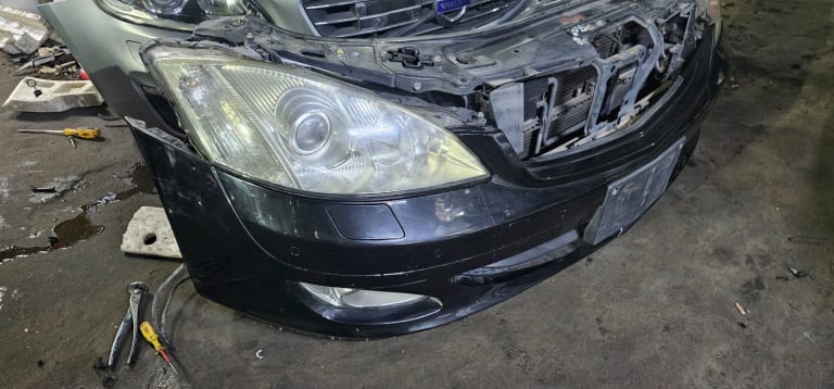 Nose cut Mercedes-Benz S-Class used in Sharjah — photo 2