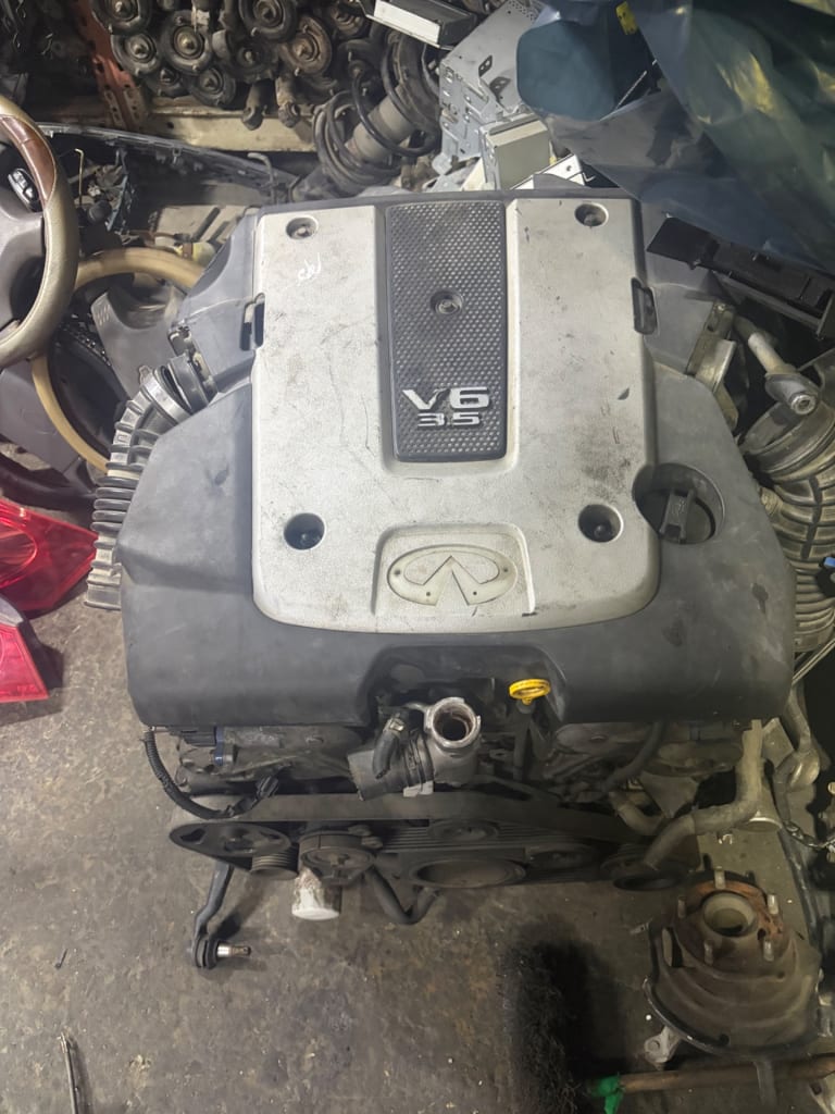 Engine + AT Infiniti FX35 VQ35 S51 used in Sharjah — photo 2