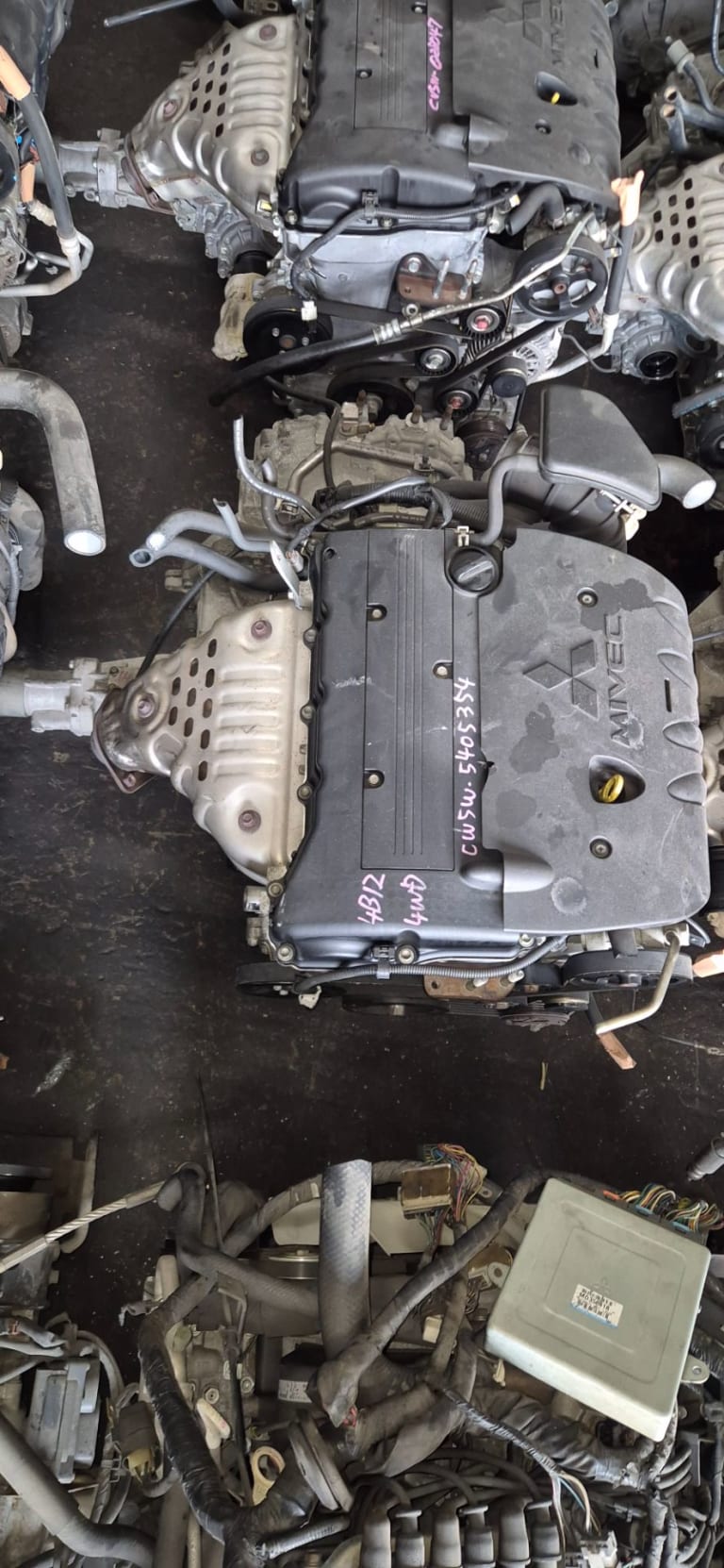 Engine + AT Mitsubishi 4B12 used in Sharjah — photo 2