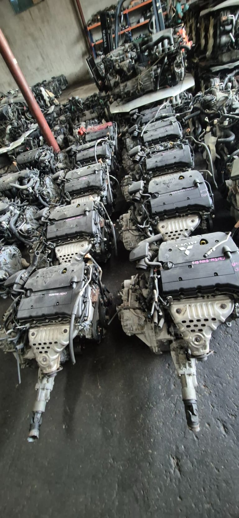 Engine + AT Mitsubishi 4B12 used in Sharjah — photo 8