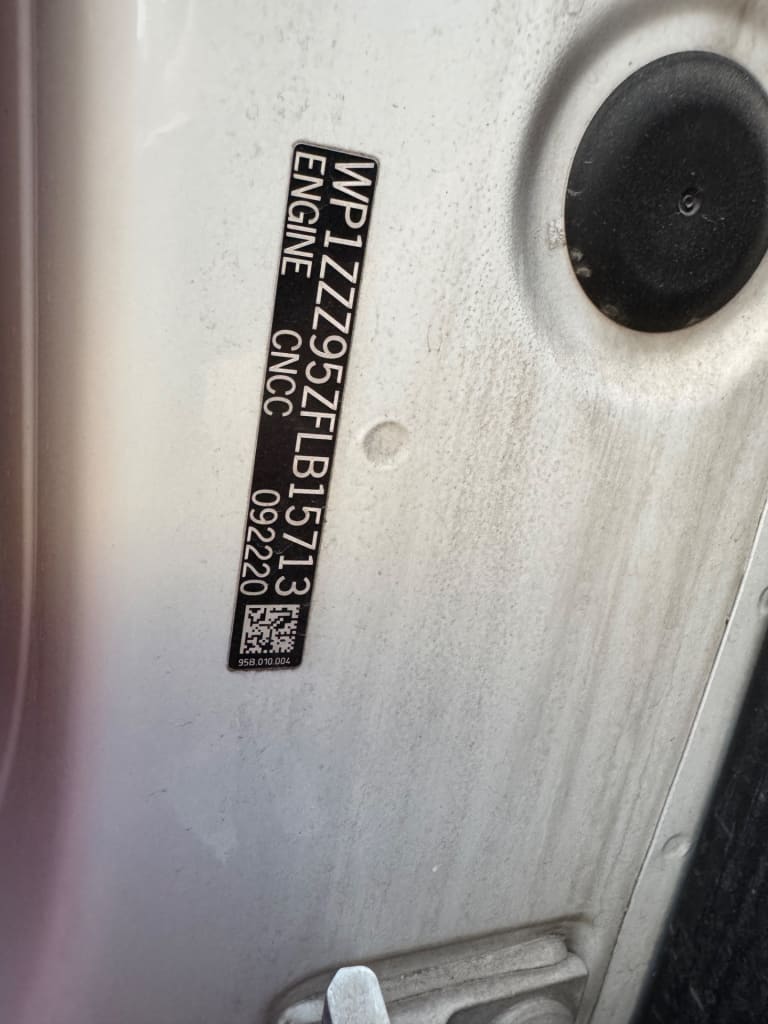 Nose cut + Hood + Fender Porsche Macan used in Sharjah — photo 5