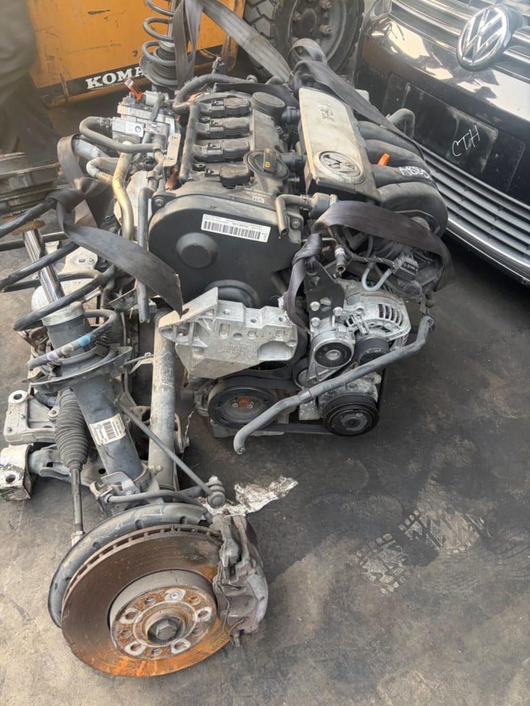 Engine + AT Volkswagen BVY used in Sharjah — photo 2