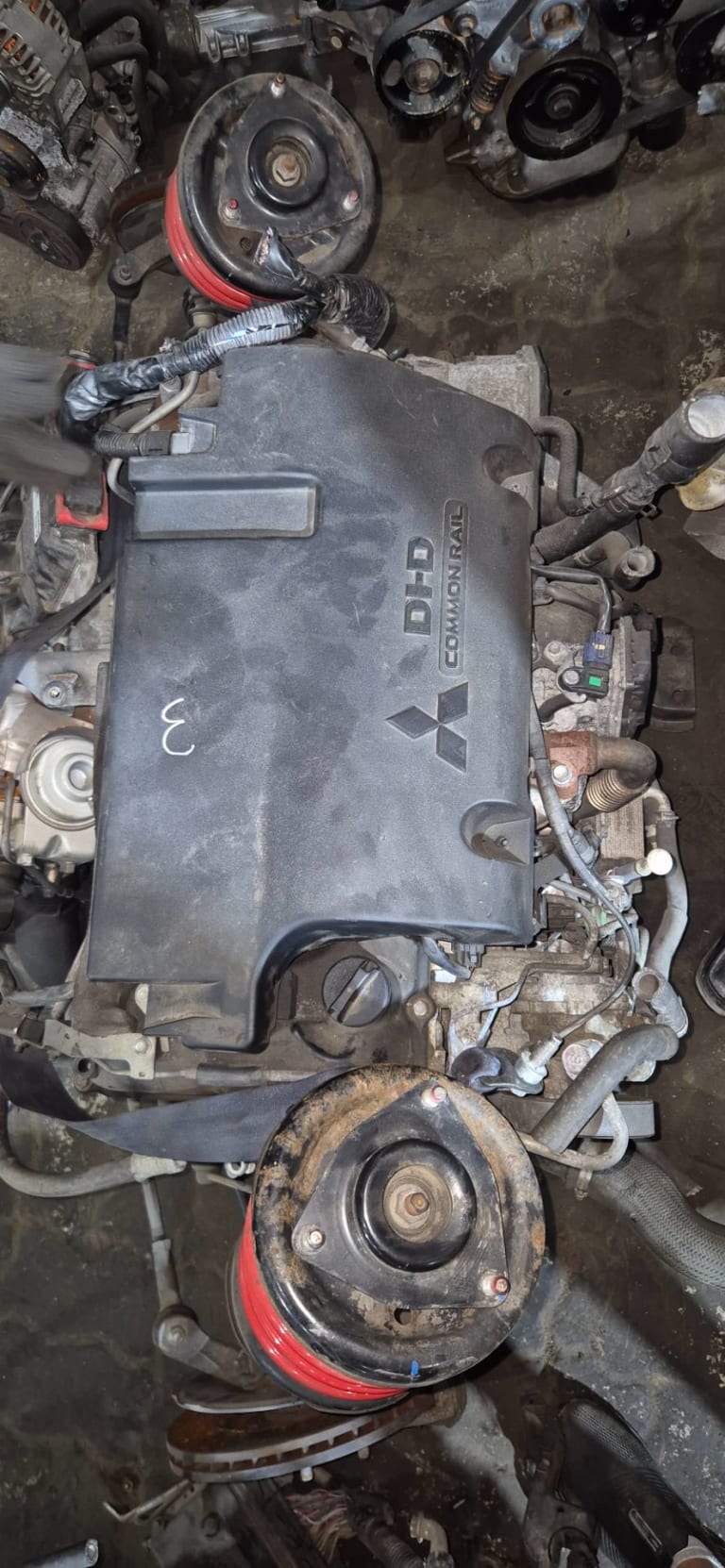 Engine + AT Mitsubishi 4N15 used in Sharjah — photo 6