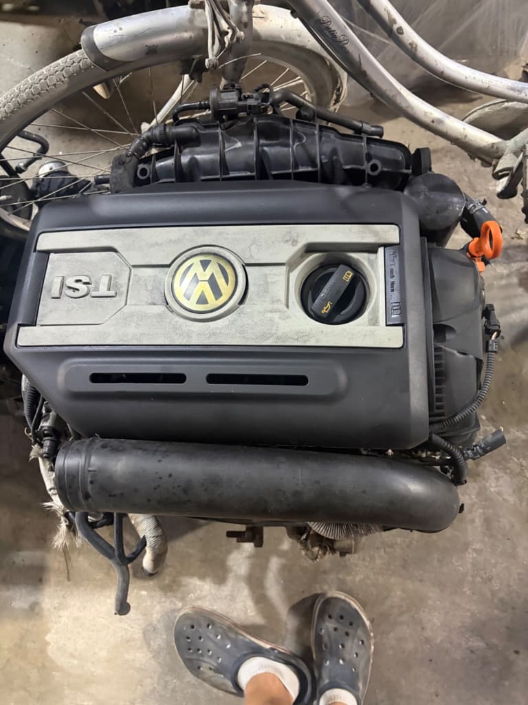 Engine + MT Volkswagen BZB used in Sharjah — photo 2