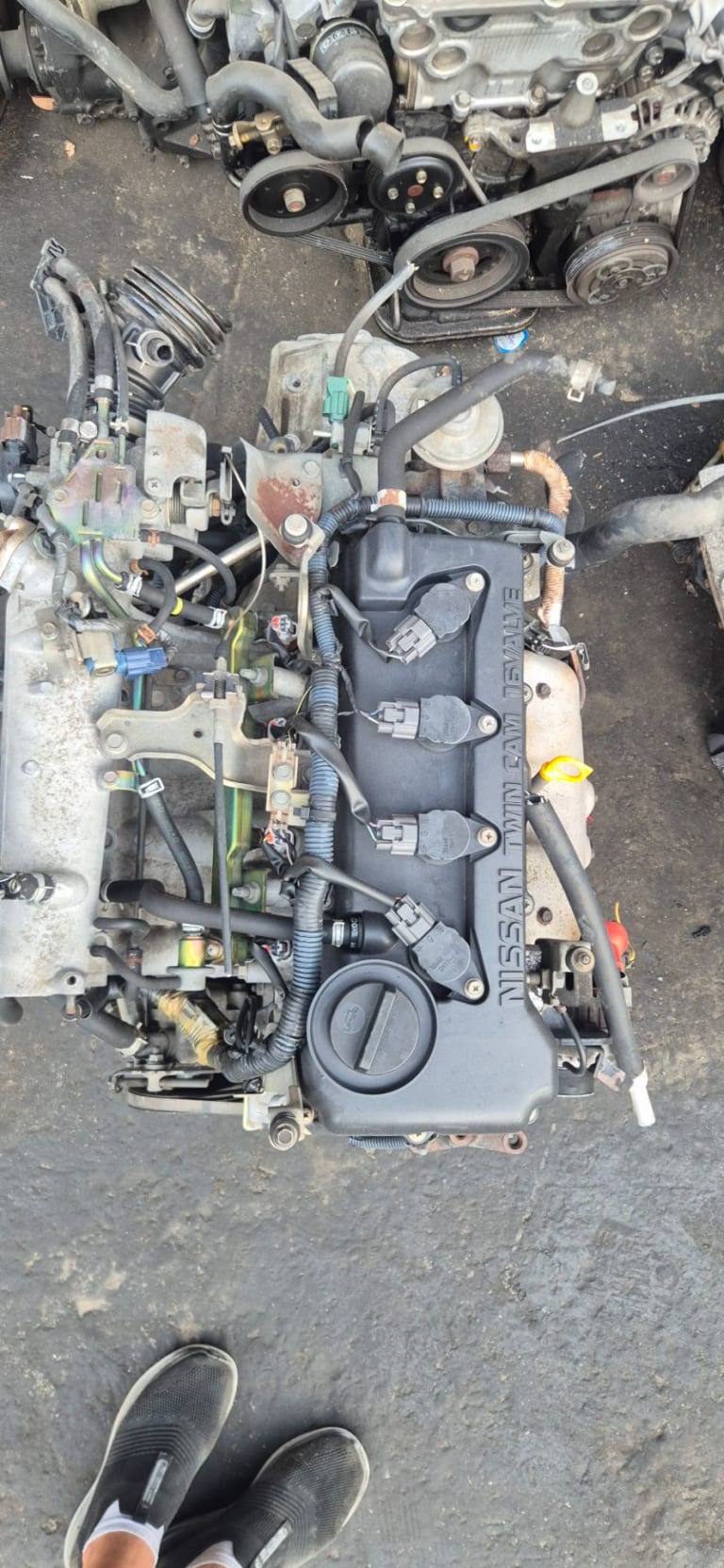 Engine + AT + Differential Nissan QG15 used in Sharjah — photo 7