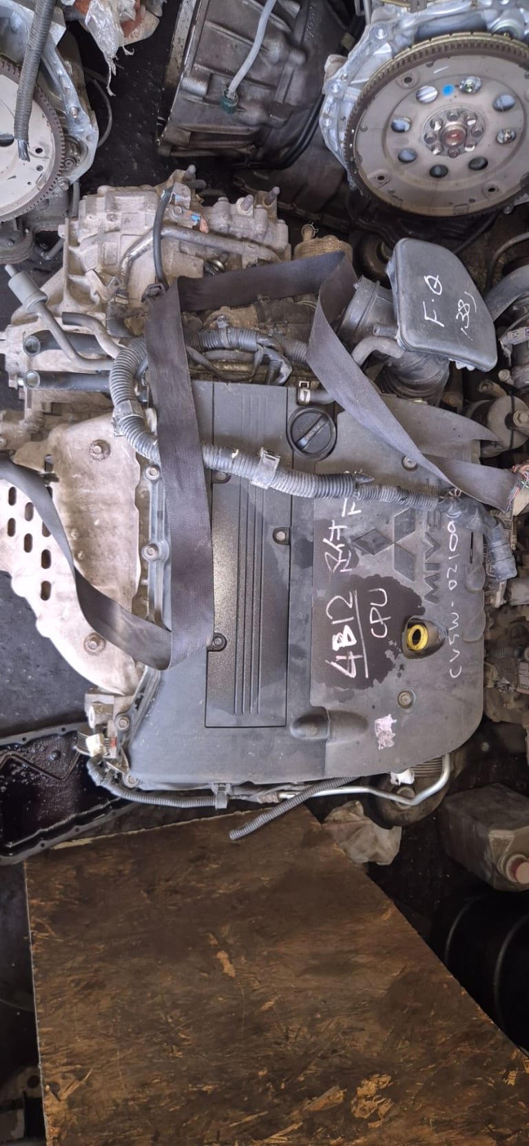 Engine + AT + Differential Mitsubishi 4B12 used in Sharjah — photo 8