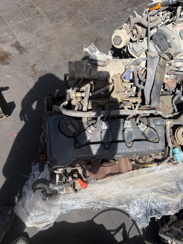 Engine + AT Nissan QG15 used in Sharjah — photo 2