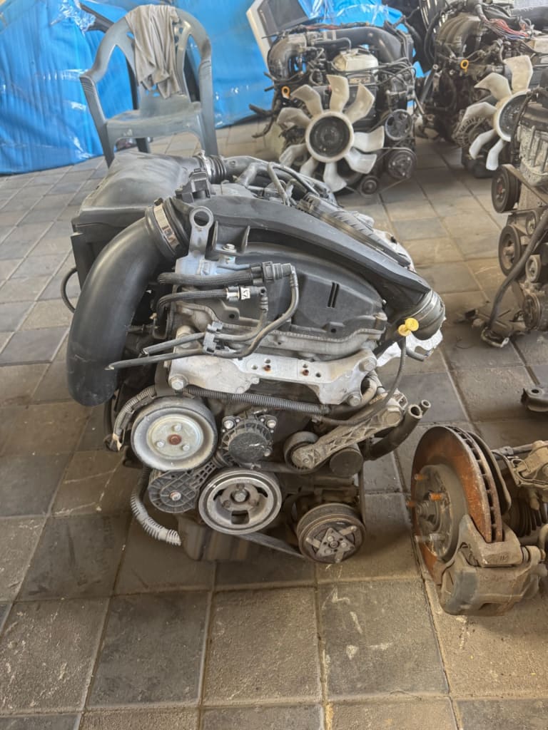 Engine + AT Peugeot PSA5F02 used in Sharjah — photo 2