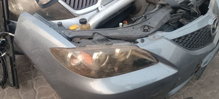 Bumper + Grille + Headlights Mazda Mazda3 BK3P BK5P BKEP L3-VDT L3-VE LF-DE LF-VDS LF-VE P5-VPS Z6-VE ZY-VE used in Sharjah — photo 8