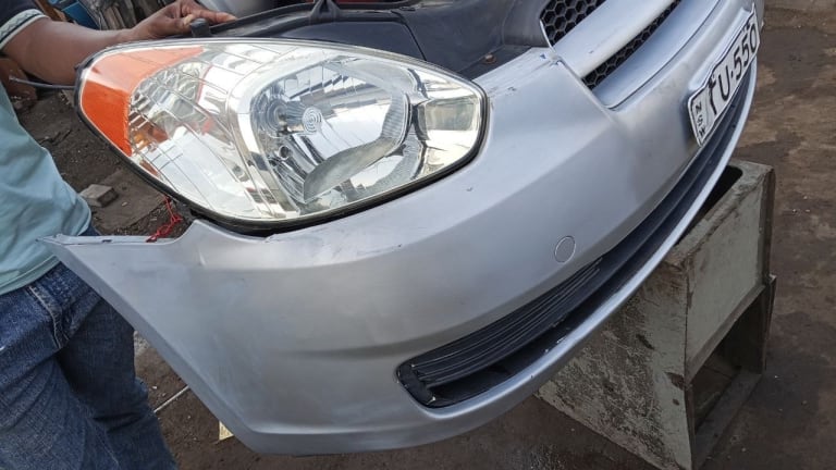 Nose cut Hyundai Accent used in Sharjah — photo 2