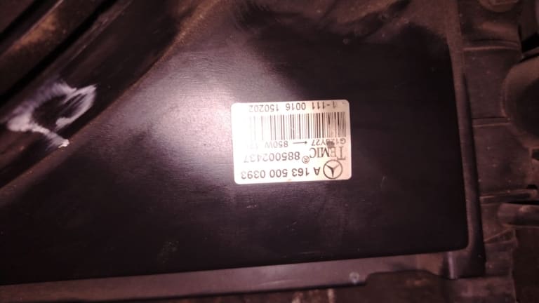 Radiator Mercedes-Benz W163 ML163 used in Sharjah — photo 2