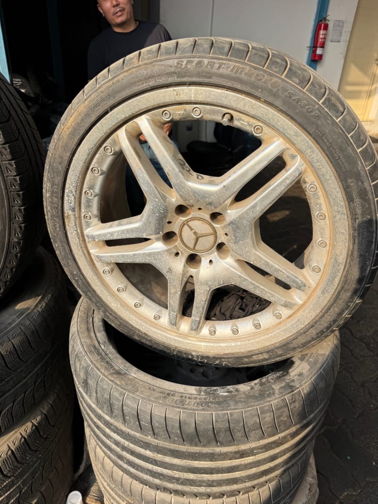 Wheel Mercedes-Benz S-Class 220065 220067 220070 220075 220173 220174 220175 V220 W220 M 112 E 32 113 43 50 55 ML used in Sharjah — photo 2