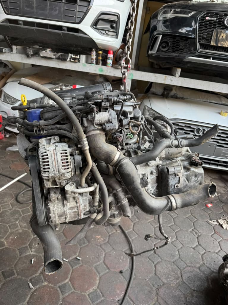 Engine + AT Volkswagen Tiguan DQ500 CCZ used in Sharjah — photo 2