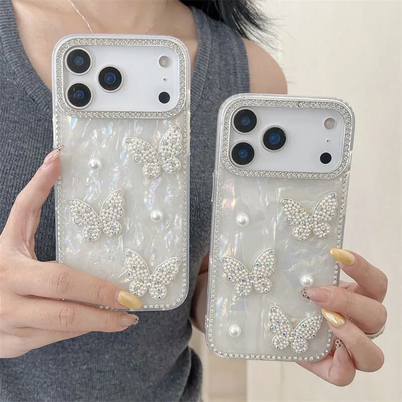 Pearl Butterfly Diamond Case image 7
