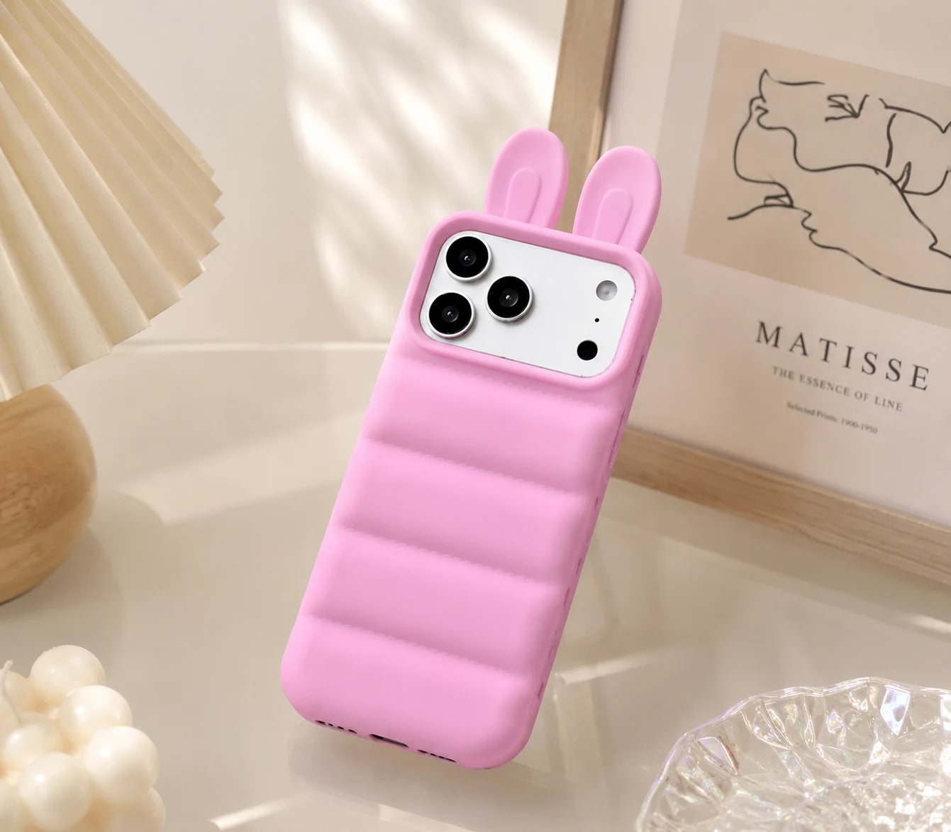 Cute Bunny Puffer Case image 2