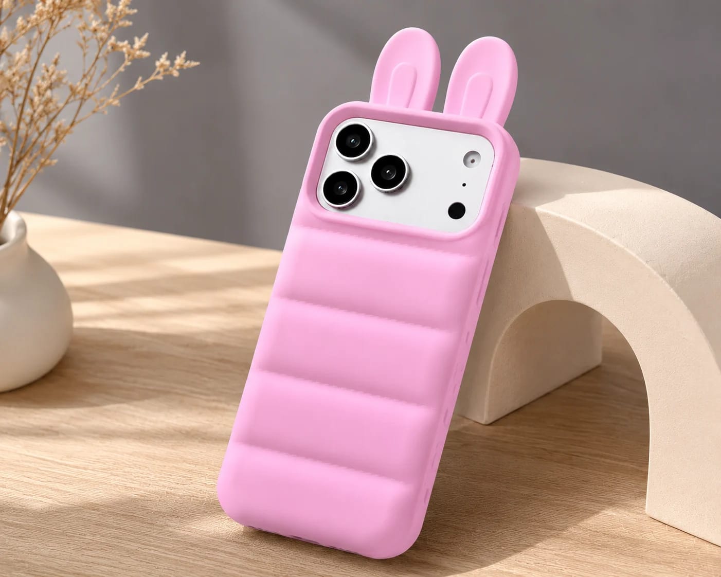 Cute Bunny Puffer Case image 4