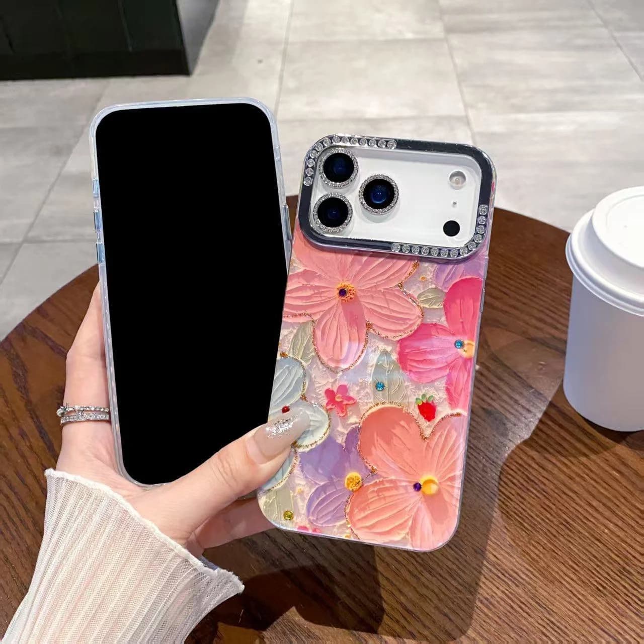 Pastel Bloom Diamond Flower Case  image 5