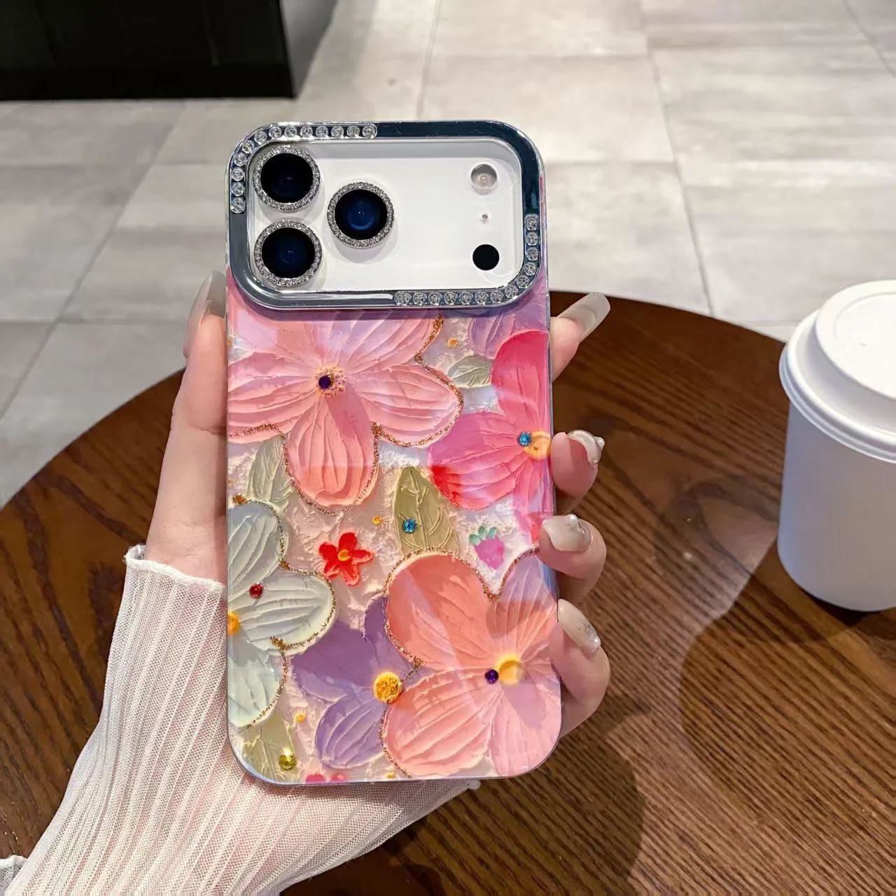 Pastel Bloom Diamond Flower Case  image 6