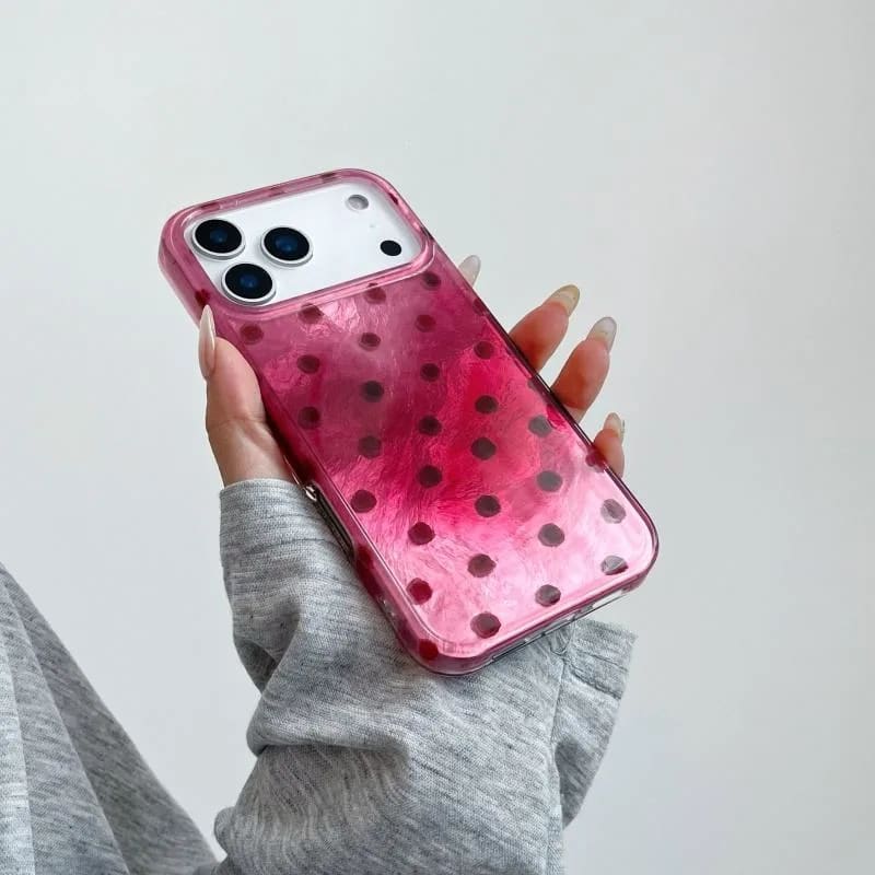 Pink Tie-Dye Polka Dot Case  image 2