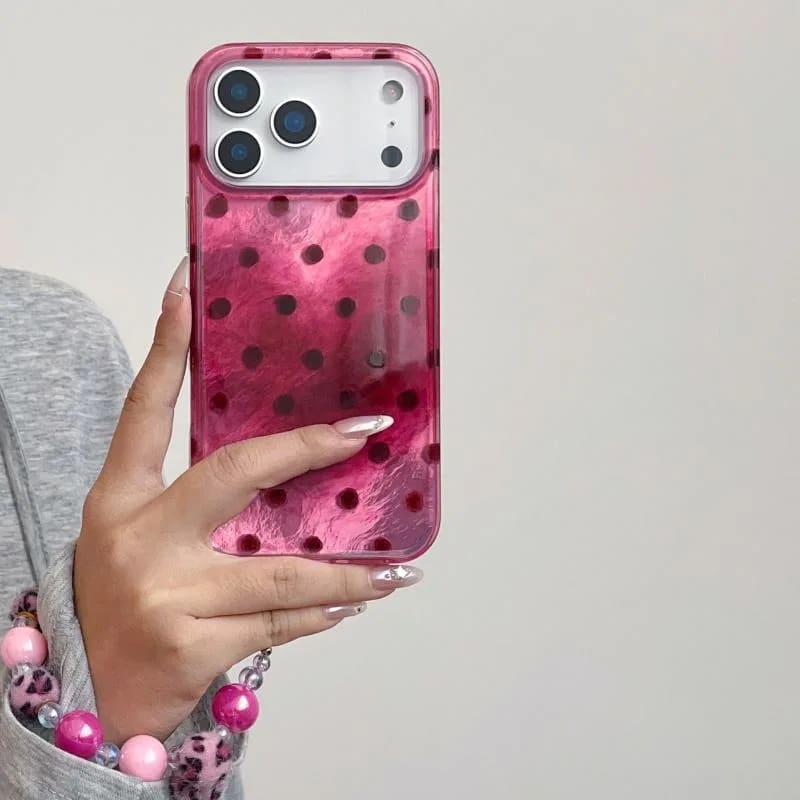 Pink Tie-Dye Polka Dot Case  image 6