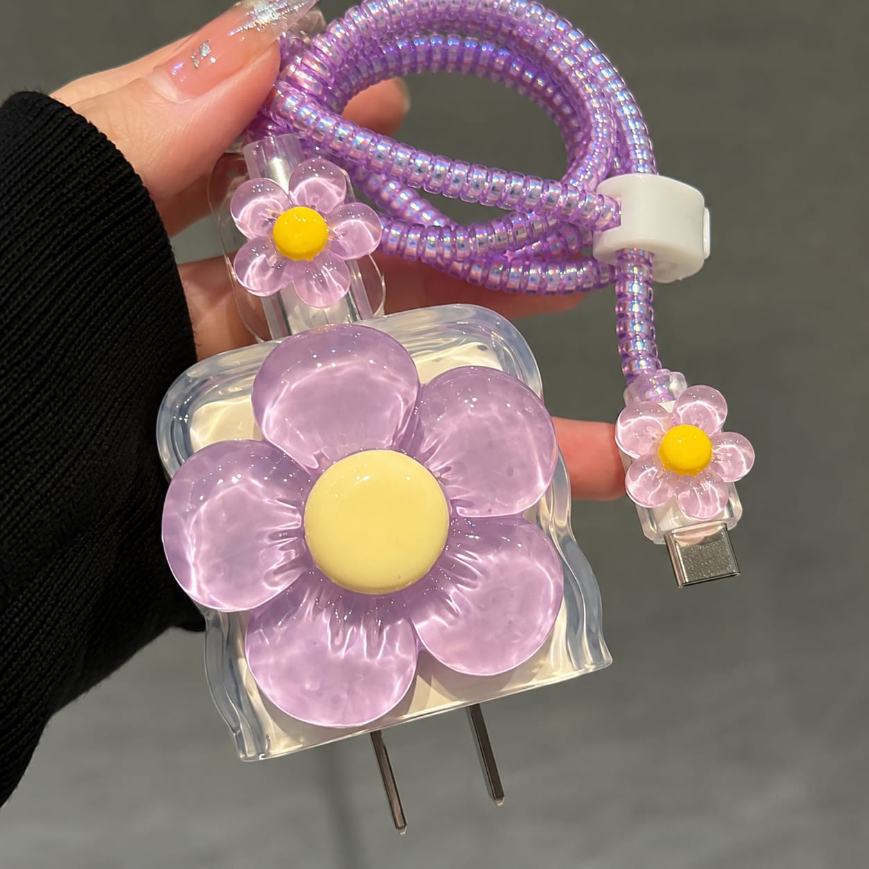 Flower Blossom iPhone Charger Case image 2